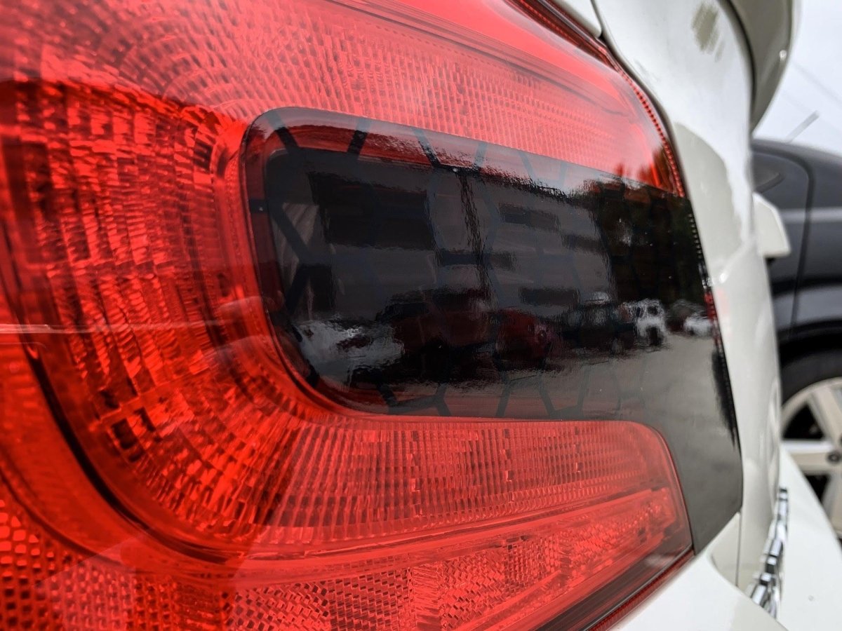 Special Edition Dark Smoke Honeycomb Tail Light Overlays - 2015 - 2021 WRX / STI - JDMuscleTaillightsSFB15WRXTLDSHC
