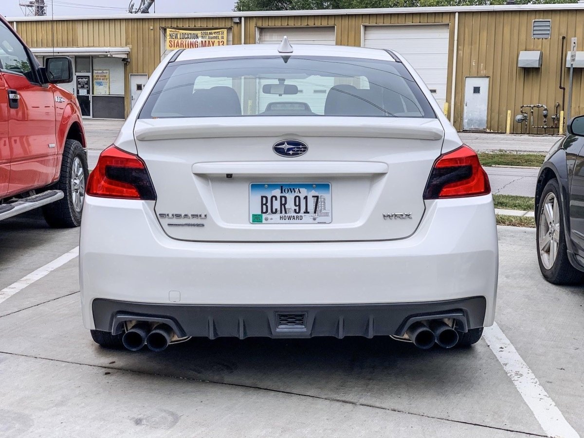 Special Edition Dark Smoke Honeycomb Tail Light Overlays - 2015 - 2021 WRX / STI - JDMuscleTaillightsSFB15WRXTLDSHC
