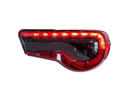 Special Edition Dark Smoke Honeycomb Tail Light Overlays - 2017 - 2021 Toyota 86 / Subaru BRZ - JDMuscleTaillights1786TLDSHC