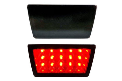 Special Edition Dark Smoke Stealth F1 / Rear Fog Light Overlay fits 2015 - 2022 Subaru WRX / STI - JDMuscleFog / DRL15WRX-F1-DSST