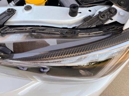 Special Edition Dark Smoke Stealth Headlight Overlays - 2015 - 2020 WRX / STI - JDMuscleHeadlights15WRXHLDSST