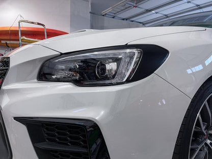 Special Edition Dark Smoke Stealth Headlight Overlays - 2015 - 2020 WRX / STI - JDMuscleHeadlights15WRXHLDSST