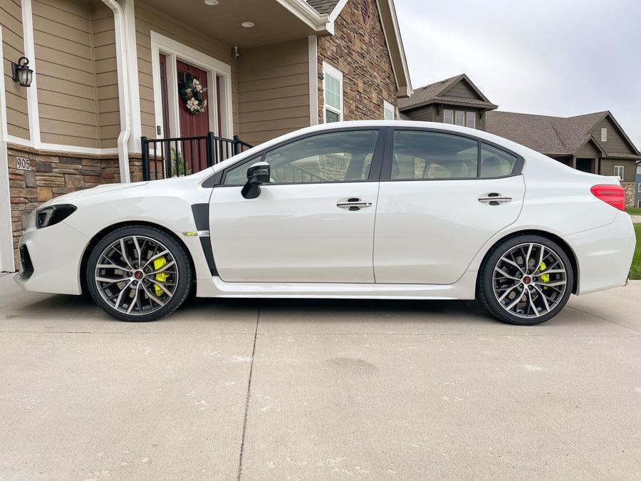 Special Edition Dark Smoke Stealth Headlight Overlays - 2015 - 2020 WRX / STI - JDMuscleHeadlights15WRXHLDSST