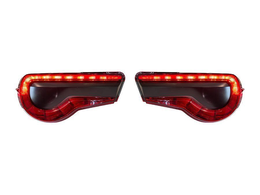 Special Edition Dark Smoke Stealth Tail Light Overlays - 2017 - 2021 Toyota 86 / Subaru BRZ - JDMuscleTaillights1786TLDSST