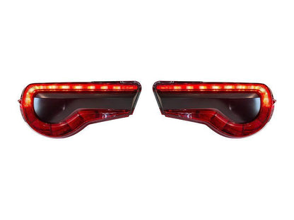 Special Edition Dark Smoke Stealth Tail Light Overlays - 2017 - 2021 Toyota 86 / Subaru BRZ - JDMuscleTaillights1786TLDSST