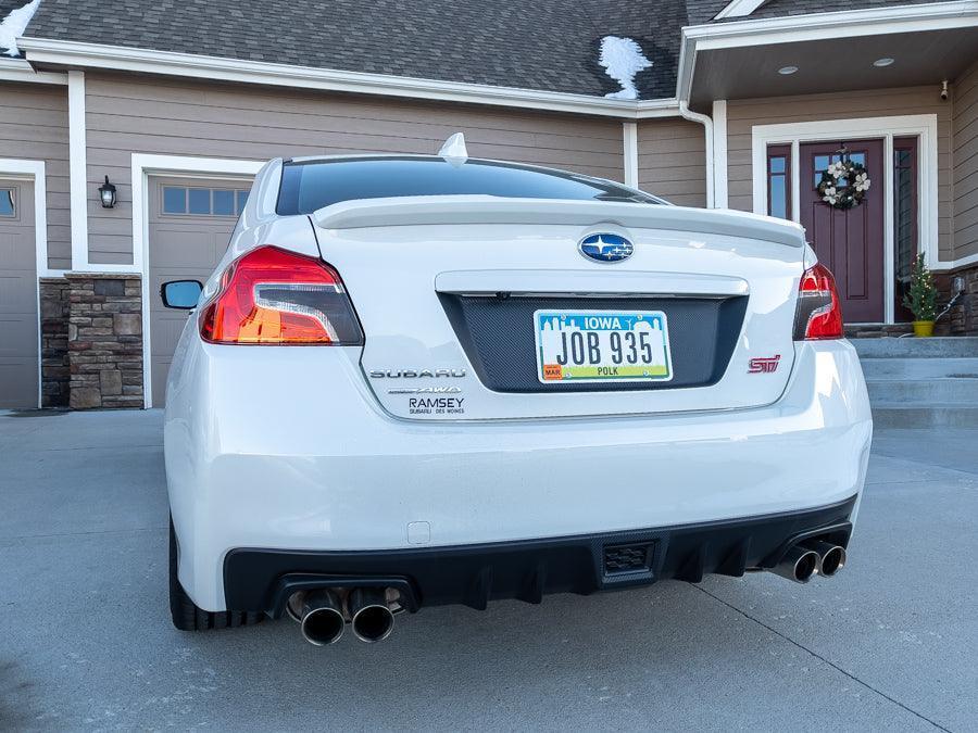 Special Edition Version Zero Tail Light Overlays - 2015 - 2021 WRX / STI - JDMuscleTaillights15WRXTLV0DSSTDark Smoke Stealth
