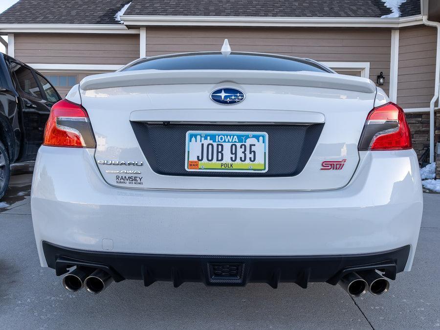 Special Edition Version Zero Tail Light Overlays - 2015 - 2021 WRX / STI - JDMuscleTaillights15WRXTLV0DSSTDark Smoke Stealth