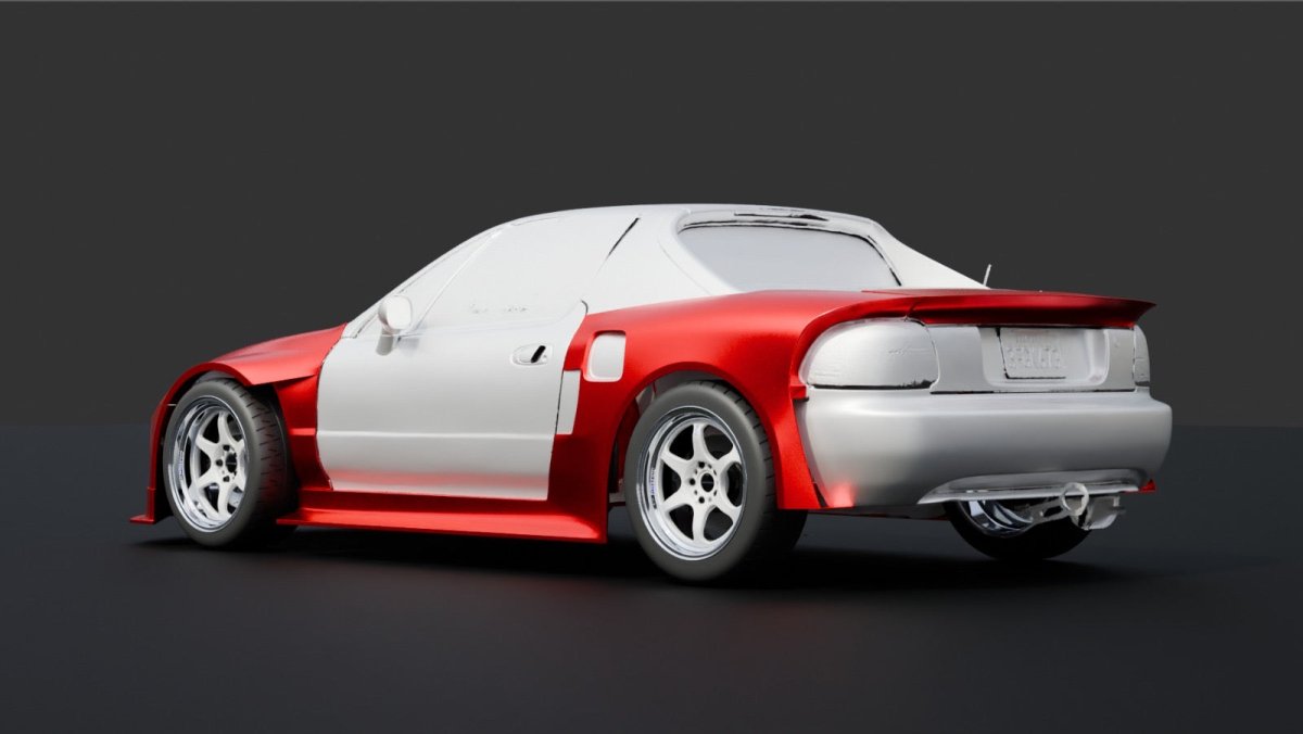(SPECIAL - ORDER) Touring Car Widebody - Honda Civic CR - X Del Sol (92 - 98) - JDMuscleWidebody Kitsku-44022843932716Front End Only (FLip, Bumper Extensions, Fenders)
