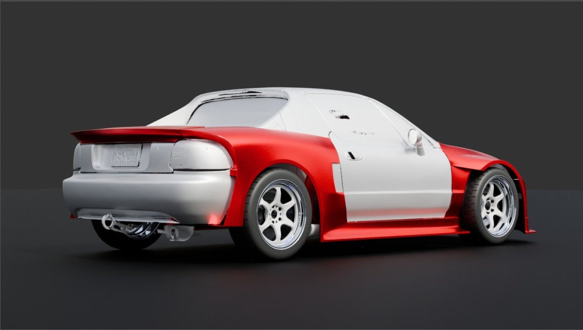 (SPECIAL - ORDER) Touring Car Widebody - Honda Civic CR - X Del Sol (92 - 98) - JDMuscleWidebody Kitsku-44022843932716Front End Only (FLip, Bumper Extensions, Fenders)