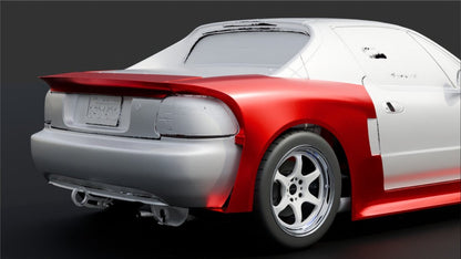 (SPECIAL - ORDER) Touring Car Widebody - Honda Civic CR - X Del Sol (92 - 98) - JDMuscleWidebody Kitsku-44022843932716Front End Only (FLip, Bumper Extensions, Fenders)