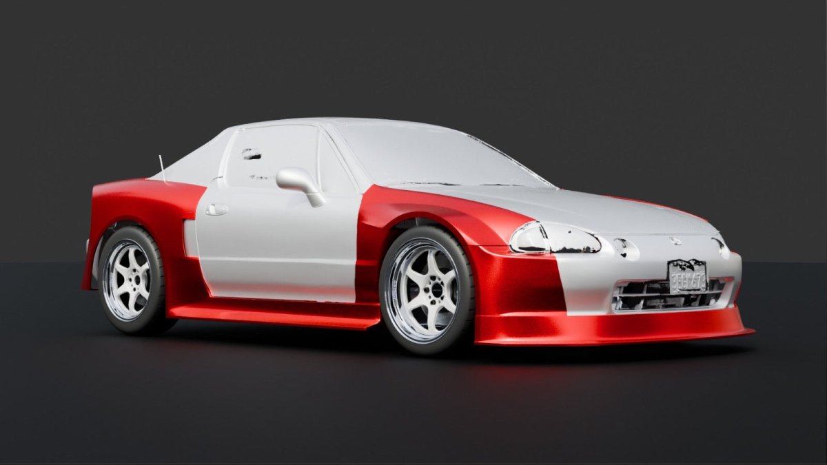 (SPECIAL - ORDER) Touring Car Widebody - Honda Civic CR - X Del Sol (92 - 98) - JDMuscleWidebody Kitsku-44022843932716Front End Only (FLip, Bumper Extensions, Fenders)