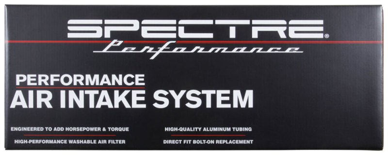 Spectre [06-09 Civic] Air Intake Kit for 1.8L 4-Cylinder - Polished Aluminum, Black Heat Shield - JDMuscleIntakesspe9076