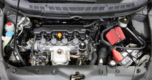 Spectre [06-09 Civic] Air Intake Kit for 1.8L 4-Cylinder - Polished Aluminum, Black Heat Shield - JDMuscleIntakesspe9076