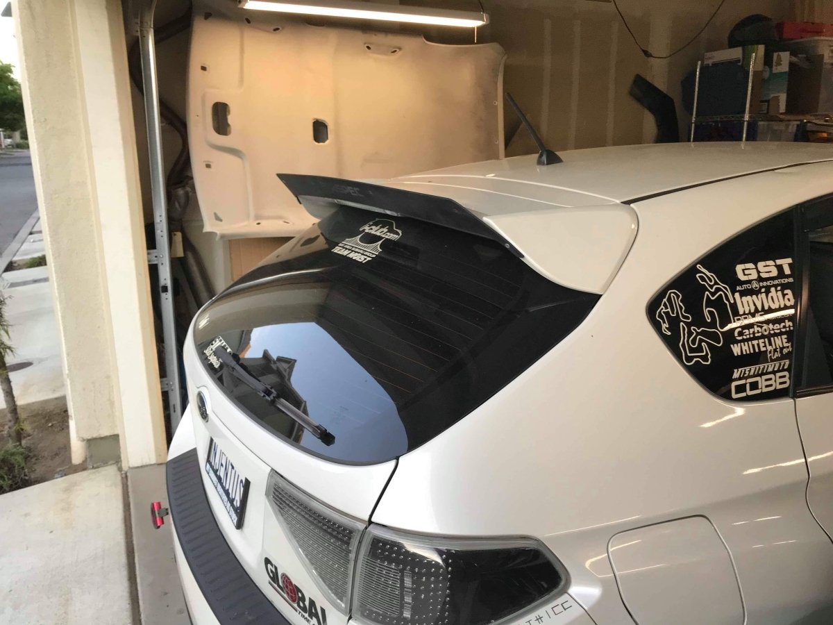Spoiler Extension [08 - 14 STI] Hatchback GR - JDMuscleSpoilers and Wingssku-40294341148716ACMClear Anodized