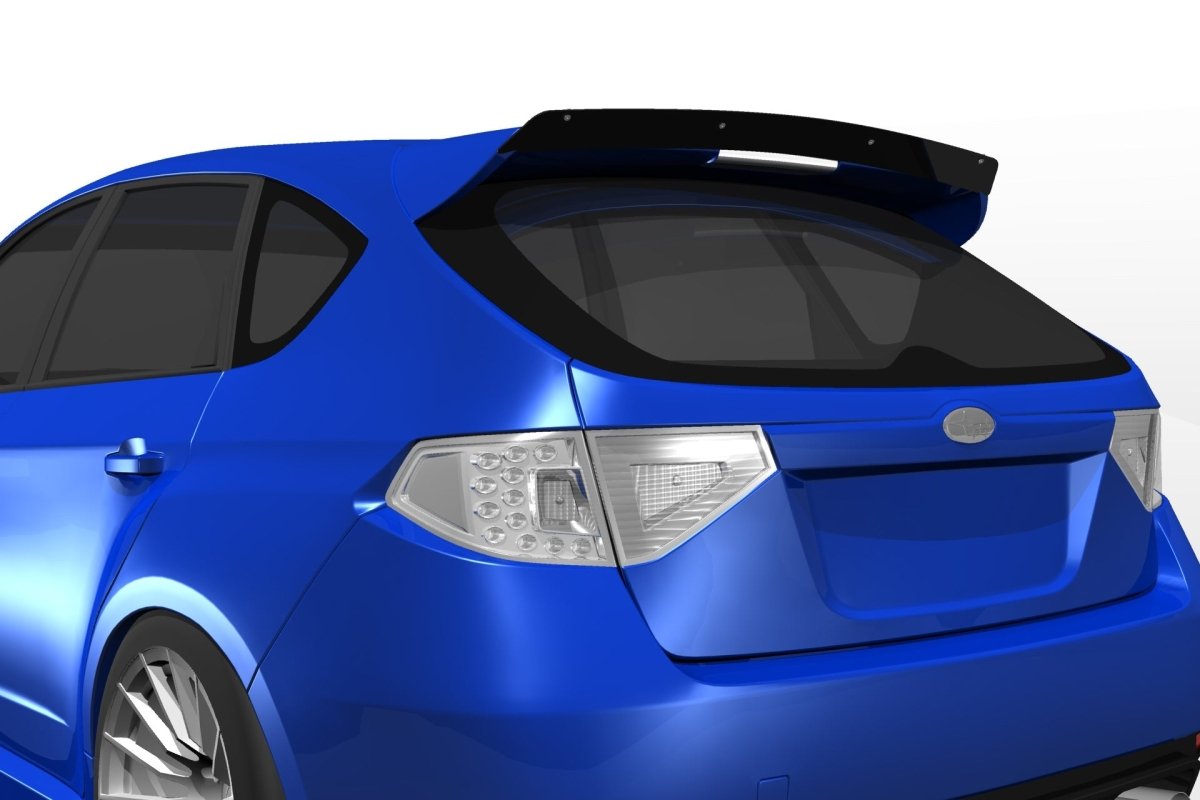 Spoiler Extension [08 - 14 STI] Hatchback GR - JDMuscleSpoilers and Wingssku-40294341148716ACMClear Anodized