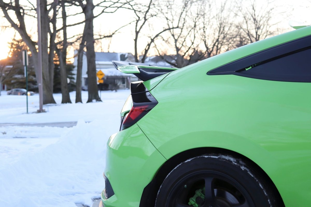 Spoiler Extension [17 - 21 Honda Civic Si Coupe] FC3 - JDMuscleSpoilers and Wingssku-40294292193324ACMClear Anodized