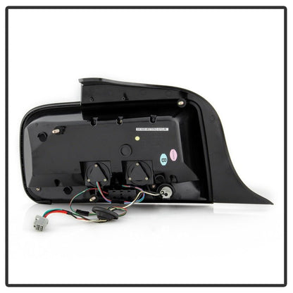 Spyder 05 - 09 Ford Mustang LED Tail Lights with White Light Bar in Black Finish | spy5086693 - JDMuscleSPK330166