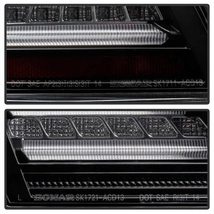 Spyder [13-15 Honda Accord] 4DR ( Original LED Version ) LED Tail Lights - Black - JDMuscleTail Lightsspy5082053
