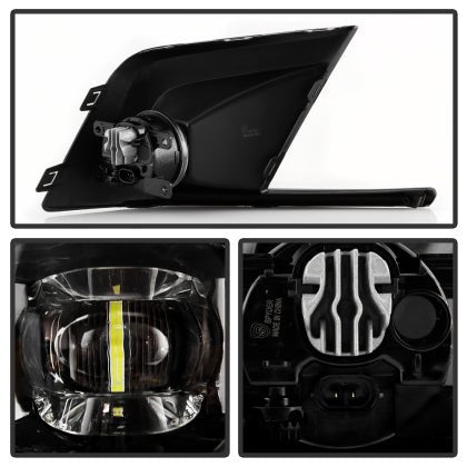 Spyder [22 - 23 Honda Civic] OEM Full LED Fog Lights w/ Switch - Clear | 9051203 - JDMuscleFog Lightsspy9051203