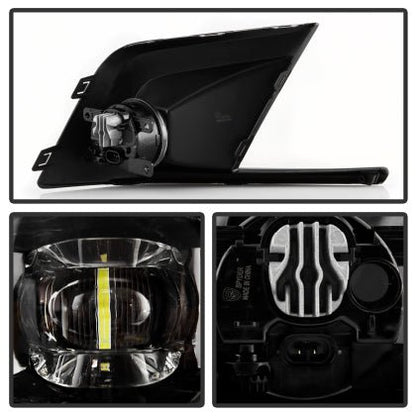 Spyder [22 - 23 Honda Civic] OEM Full LED Fog Lights w/ Switch - Clear | 9051203 - JDMuscleFog Lightsspy9051203