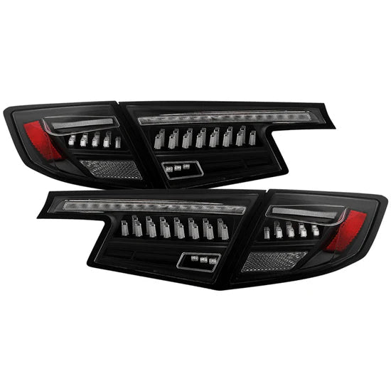 Spyder Apex 22 - 24 Honda Civic 5 - Door LED Tail Lights - Black (ALT - YD - HC225DAP - SEQGR - BK) - JDMuscleTail Lightsspy5089113