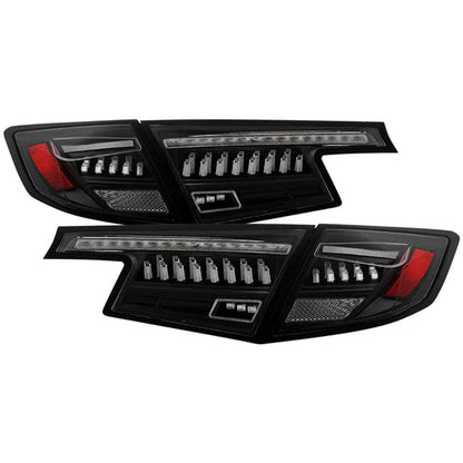Spyder Apex 22 - 24 Honda Civic 5 - Door LED Tail Lights - Black (ALT - YD - HC225DAP - SEQGR - BK) - JDMuscleTail Lightsspy5089113