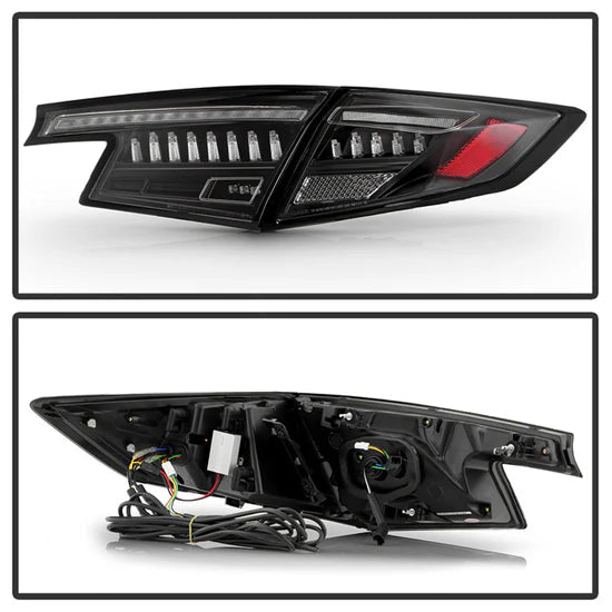Spyder Apex 22 - 24 Honda Civic 5 - Door LED Tail Lights - Black (ALT - YD - HC225DAP - SEQGR - BK) - JDMuscleTail Lightsspy5089113