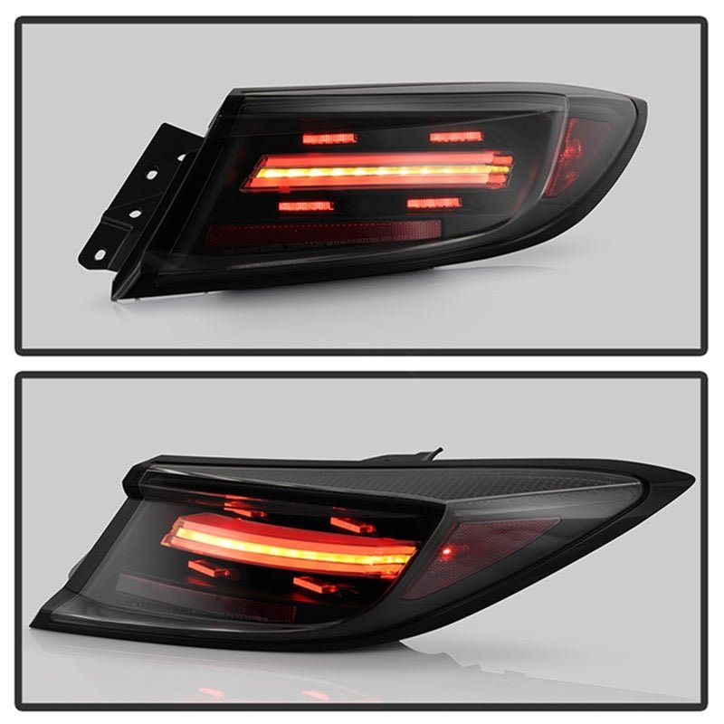 Spyder Apex 22 - 24 Toyota GR86/BRZ Full LED Tail Lights - Black (ALT - YD - TGR8622 - SEQGR - BK) - JDMuscleSPKspy5088918