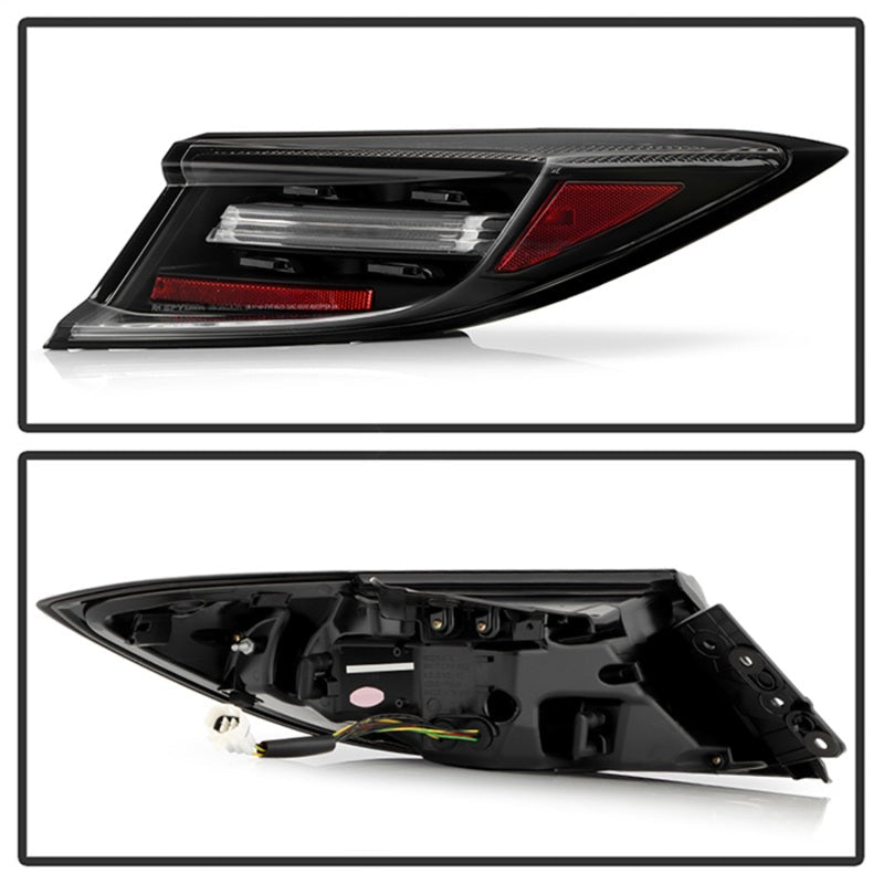 Spyder Apex 22 - 24 Toyota GR86/BRZ Full LED Tail Lights - Black (ALT - YD - TGR8622 - SEQGR - BK) - JDMuscleSPKspy5088918