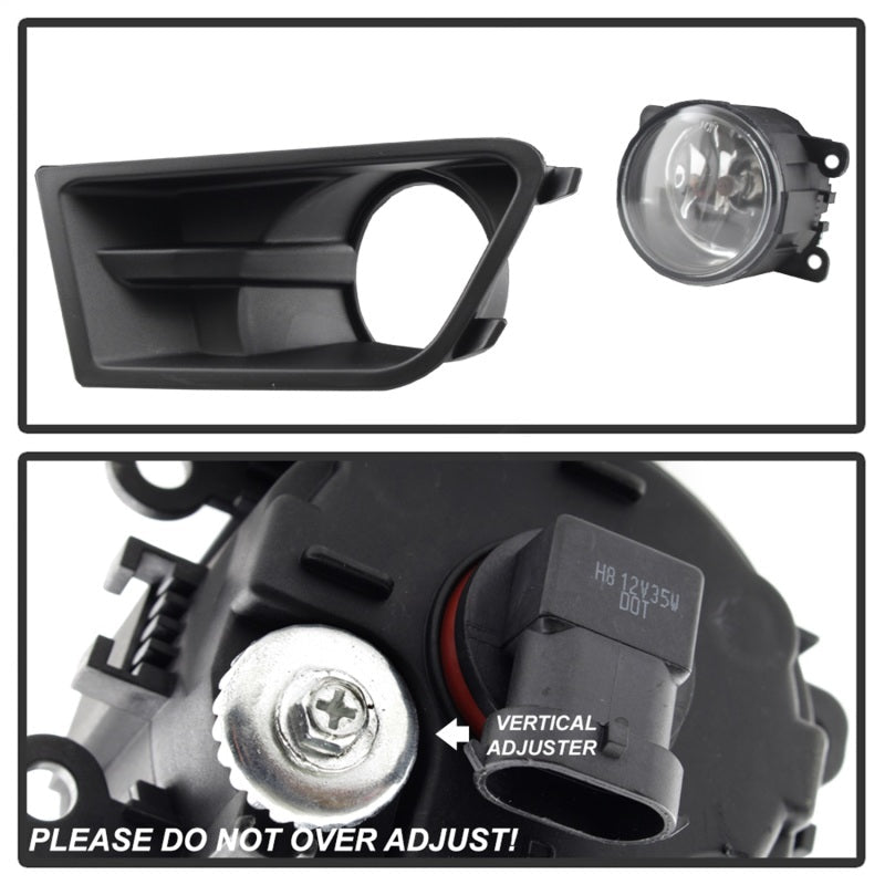 Spyder Ford Mustang 10 - 12 OEM Fog Light with Universal Switch - Clear | spy5083029 - JDMuscleSPK42854