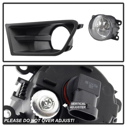 Spyder Ford Mustang 10 - 12 OEM Fog Light with Universal Switch - Clear | spy5083029 - JDMuscleSPK42854