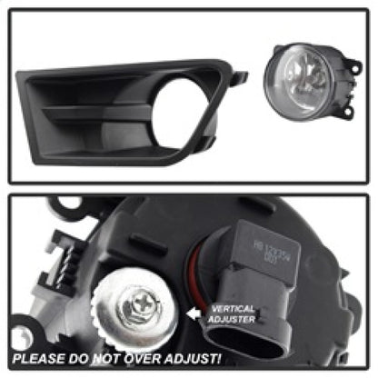 Spyder Ford Mustang 10 - 12 OEM Fog Light with Universal Switch - Clear | spy5083029 - JDMuscleSPK42854