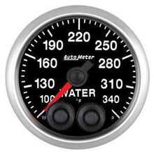 Autometer Elite Series 52mm 100-340 F Water Temperature Peak & Warn w/ Electronic Control Gauge - Universal