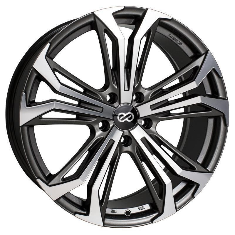 Enkei VORTEX5 20x8.5 +38mm 5x114.3 72.6 - Antrhracite Mach | 510-285-6538AM