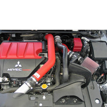 K&N Performance Short Ram Intake System Wrinkle-Red Mitsubishi Evolution X 2008-2015 | 69-6546TWR - JDMuscleIntakesknn69-6546TWR
