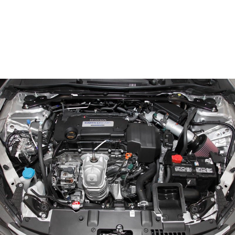K&N Typhoon Silver Cold Air Intake System Honda Accord 2.4L L4 Gas 2013-2017 | 69-1213TS - JDMuscleIntakesknn69-1213TS