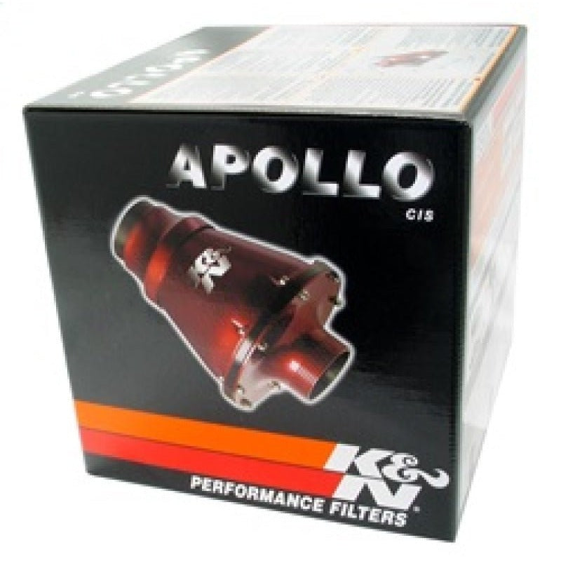 K&N Apollo Black Cold Air Intake System 70mm OD FLG PP Universal | RC-5052AB - JDMuscleIntakesknnRC-5052AB