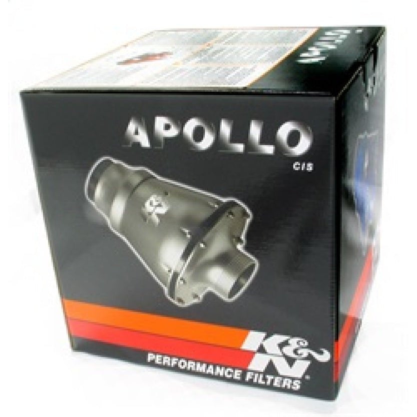 K&N Apollo Black Cold Air Intake System 70mm OD FLG PP Universal | RC-5052AB - JDMuscleIntakesknnRC-5052AB