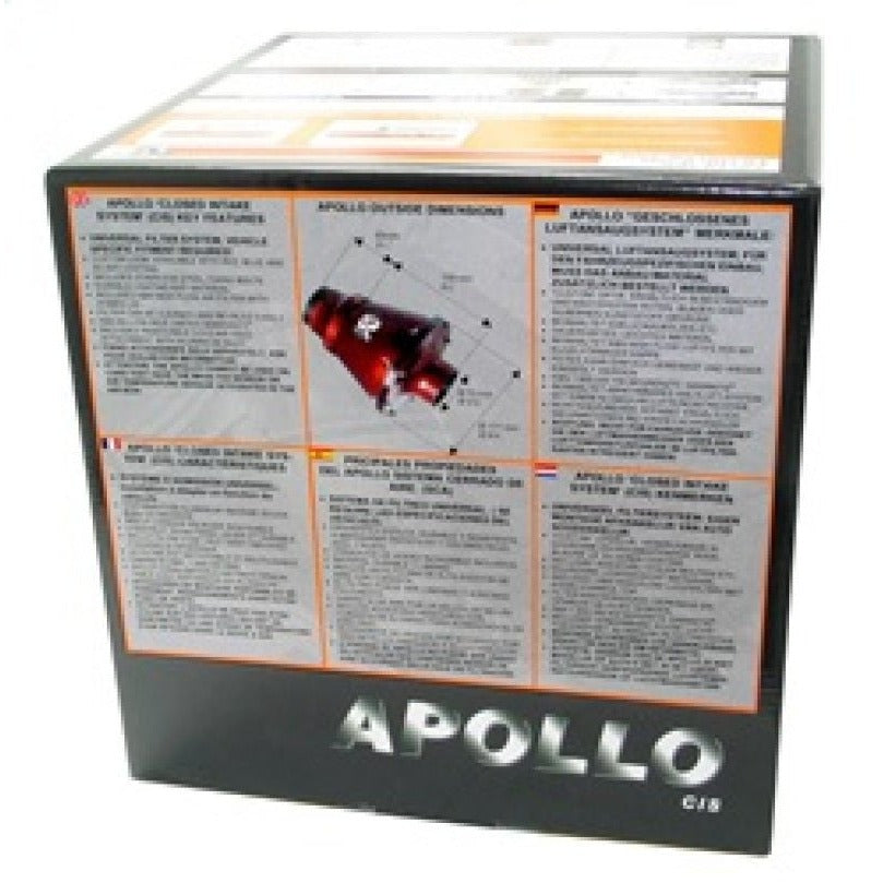 K&N Apollo Black Cold Air Intake System 70mm OD FLG PP Universal | RC-5052AB - JDMuscleIntakesknnRC-5052AB