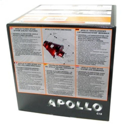 K&N Apollo Black Cold Air Intake System 70mm OD FLG PP Universal | RC-5052AB - JDMuscleIntakesknnRC-5052AB