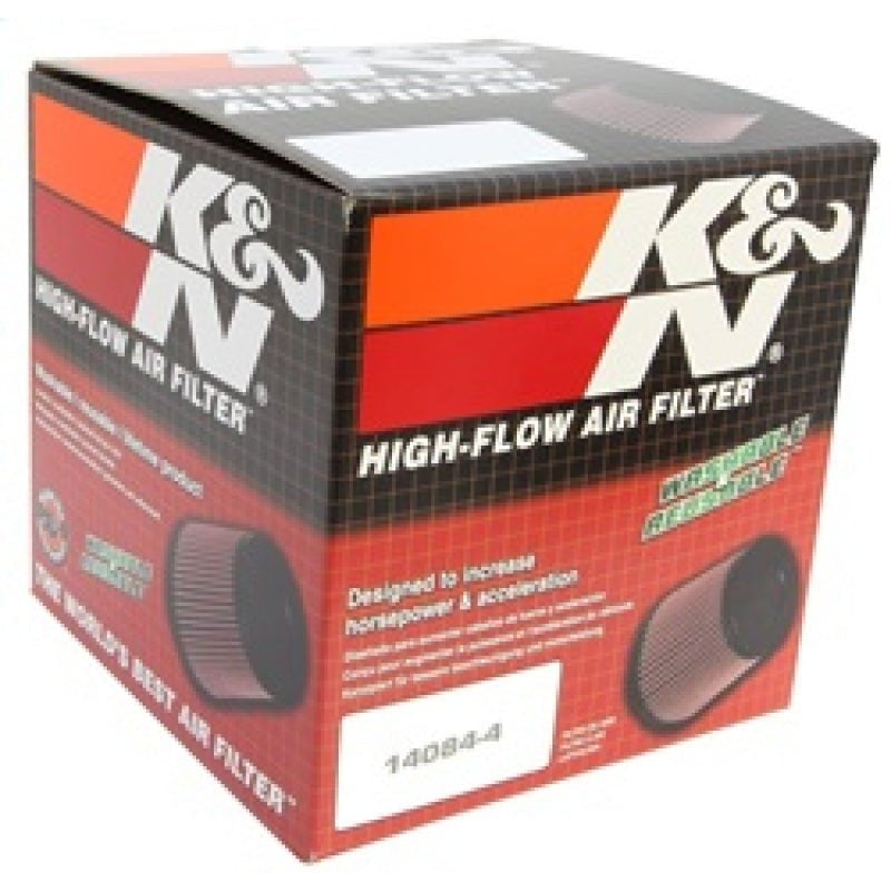 K&N Universal Air Filter Round Tapered Titanium Top 4.5in Top OD x 5.875in Base OD x 5in H - JDMuscleAir Intake Filter ReplacementsknnRT-4610