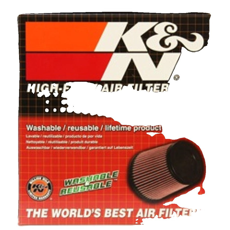 K&N Universal Air Filter Round Tapered Titanium Top 4.5in Top OD x 5.875in Base OD x 5in H - JDMuscleAir Intake Filter ReplacementsknnRT-4610