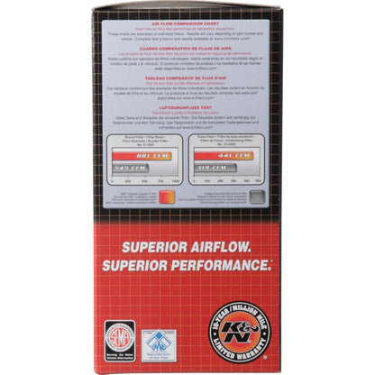 K&N Marine Engine Flame Arrestor 5-1/8in Flange / 8in ID x 9in OD / 2.75in Height | 59-3364 - JDMuscleAir Intake Filter Replacementsknn59-3364