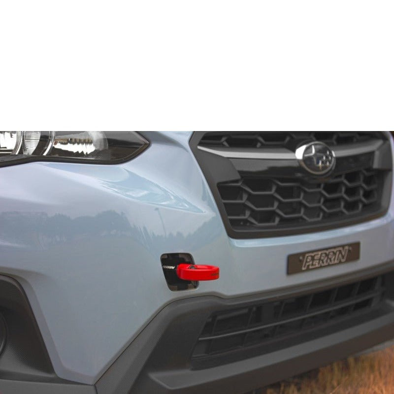 Perrin [22-26 WRX, 18-23 Crosstrek, 20-25 OBXT, 17-23 Impreza] Front Tow Hook Red - JDMuscleTow HooksperPSP-BDY-237RD