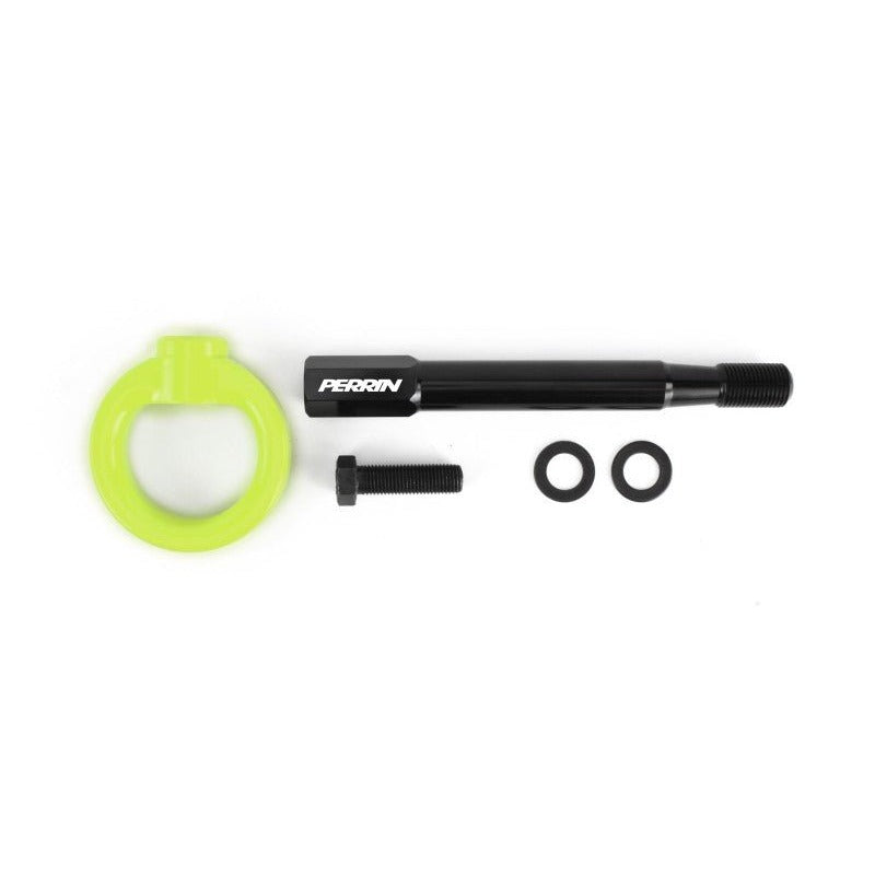 Perrin [22-26 WRX, 18-23 Crosstrek, 20-25 OBXT] Front Tow Hook Neon Yellow - JDMuscleTow HooksperPSP-BDY-237NY