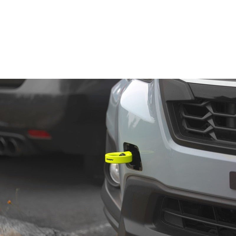 Perrin [22-26 WRX, 18-23 Crosstrek, 20-25 OBXT] Front Tow Hook Neon Yellow - JDMuscleTow HooksperPSP-BDY-237NY
