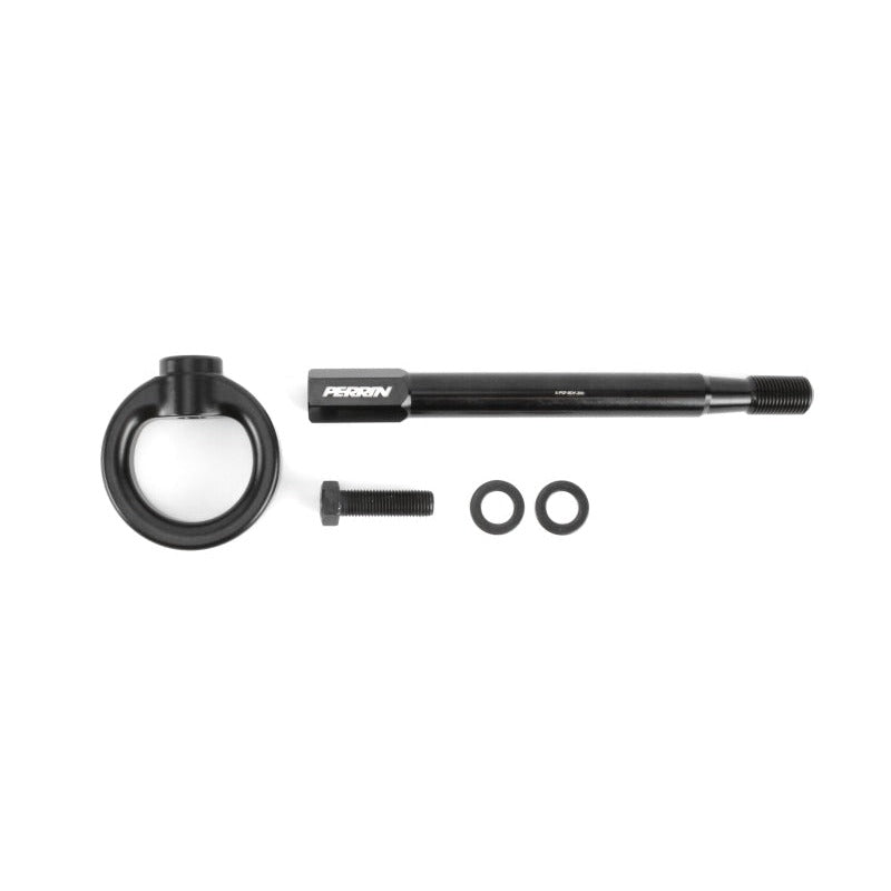 PERRIN [08-14 WRX/STI] Tow Hook Kit Front Flat - Black | PSP-BDY-231BK - JDMuscleTow HooksperPSP-BDY-231BK