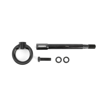 PERRIN [08-14 WRX/STI] Tow Hook Kit Front Flat - Black | PSP-BDY-231BK - JDMuscleTow HooksperPSP-BDY-231BK