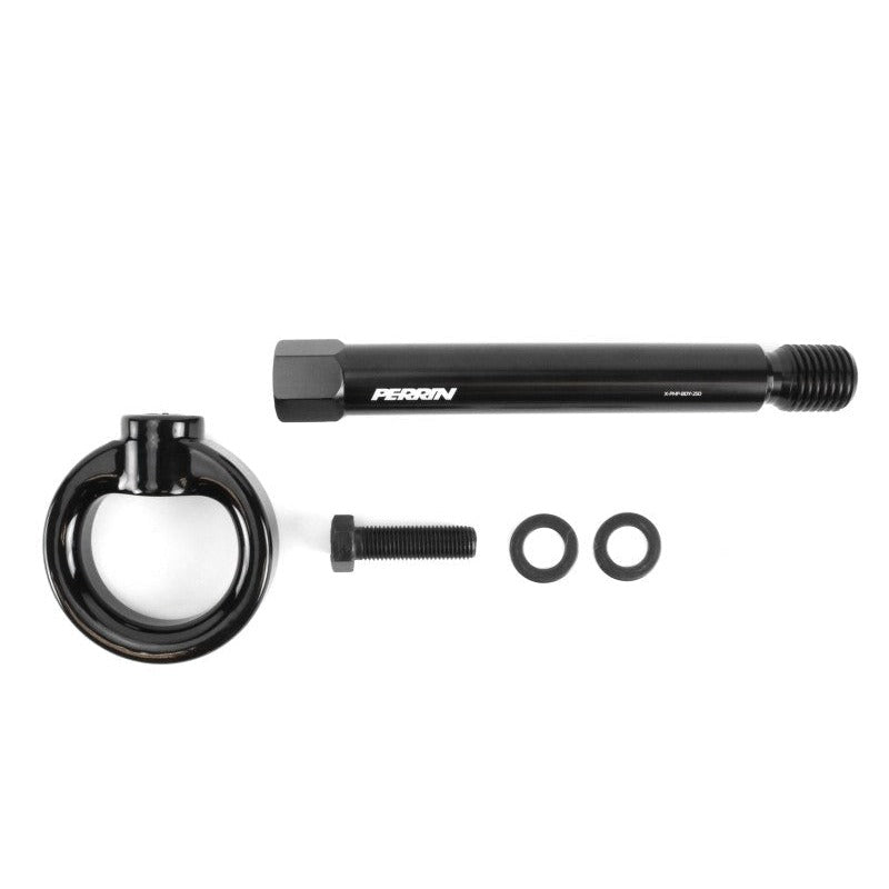 PERRIN Performance Rear Tow Hook Kit Black Honda Civic Type R 2017+ / SI 2017+ | PHP-BDY-251GBK - JDMuscleTow HooksperPHP-BDY-251GBK