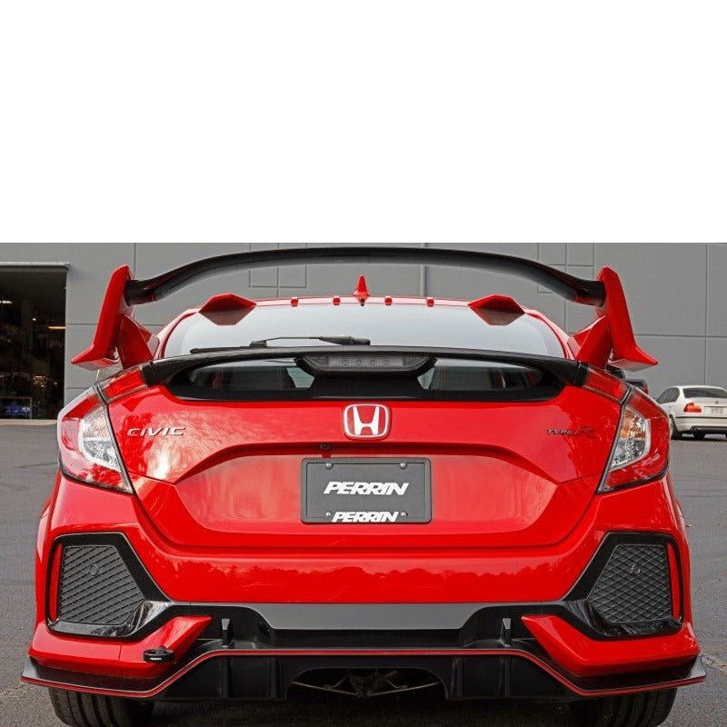 PERRIN Performance Rear Tow Hook Kit Black Honda Civic Type R 2017+ / SI 2017+ | PHP-BDY-251GBK - JDMuscleTow HooksperPHP-BDY-251GBK